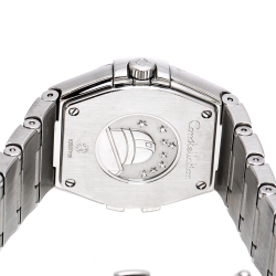 Omega Silver Stainless Steel Constellation 123.10.27.60.02.001 Women's Wristwatch 27 mm