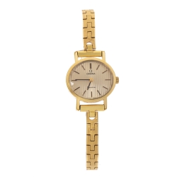Omega Gold Plated Vintage 5110412 Women's Wristwatch 23 mm