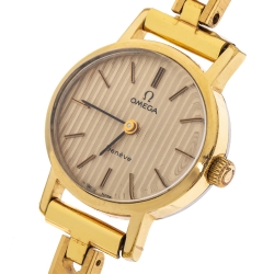 Omega Gold Plated Vintage 5110412 Women's Wristwatch 23 mm