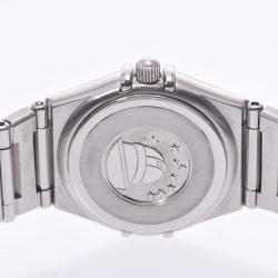 Pre Owned Omega White Stainless Steel Constellation Quartz Women's Wristwatch 26 MM
