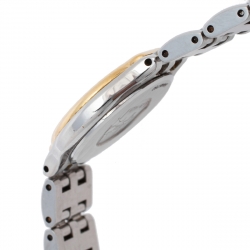 Pre Owned Omega White Two-Tone Stainless Steel DeVille 7950901 Women's Wristwatch 23 mm