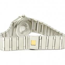 Pre Owned Omega Blue MOP Stainless Steel Constellation 1562.84 Quartz Women's Wristwatch 22 MM