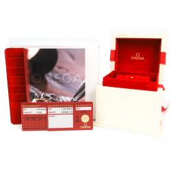 Pre Owned Omega Blue MOP Stainless Steel Constellation 1562.84 Quartz Women's Wristwatch 22 MM