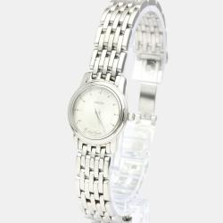 Pre Owned Omega Silver Stainless Steel De Ville Prestige 4570.31 Women's Wristwatch 22 mm