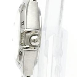 Pre Owned Omega MOP Diamonds Stainless Steel Constellation 1566.76 Quartz Women's Wristwatch 22 mm