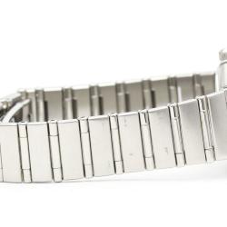 Pre Owned Omega MOP Diamonds Stainless Steel Constellation 1566.76 Quartz Women's Wristwatch 22 mm