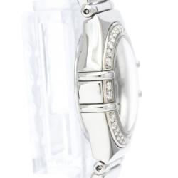 Pre Owned Omega Black Stainless Steel Constellation 1465.51 Quartz Women's Wristwatch 22 mm