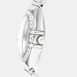 Pre Owned Omega Black Stainless Steel Constellation 1465.51 Quartz Women's Wristwatch 22 mm