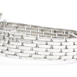 Pre Owned Omega Silver Stainless Steel De Ville Prestige 4570.31 Quartz Women's Wristwatch 22 mm