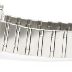 Pre Owned Omega Silver Stainless Steel Constellation 1572.30 Quartz Women's Wristwatch 25 mm