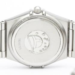 Pre Owned Omega Silver Stainless Steel Constellation 1572.30 Quartz Women's Wristwatch 25 mm
