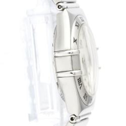 Pre Owned Omega Silver Stainless Steel Constellation 1572.30 Quartz Women's Wristwatch 25 mm