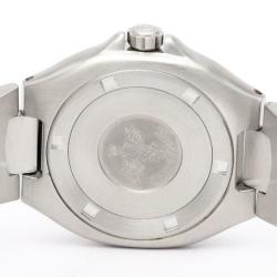 Pre Owned Omega Black Stainless Steel Seamaster Professional 2880.50 Quartz Women's Wristwatch 30 mm