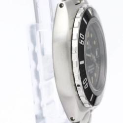 Pre Owned Omega Black Stainless Steel Seamaster Professional 2880.50 Quartz Women's Wristwatch 30 mm