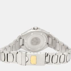 Pre Owned Omega Black Stainless Steel Seamaster Professional 2880.50 Quartz Women's Wristwatch 30 mm