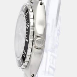 Pre Owned Omega Black Stainless Steel Seamaster Professional 2880.50 Quartz Women's Wristwatch 30 mm