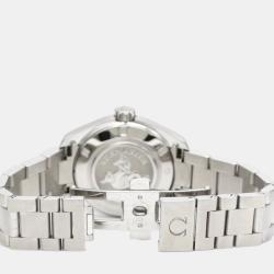 Omega Silver Stainless Steel Seamaster Aqua Terra 231.10.30.61.02.001 Quartz Women's Wristwatch 30 mm