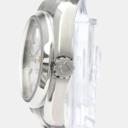 Omega Silver Stainless Steel Seamaster Aqua Terra 231.10.30.61.02.001 Quartz Women's Wristwatch 30 mm