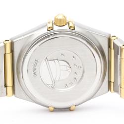 Pre Owned Omega Gold 18k Yellow Gold And Stainless Steel Constellation 1262.10 Quartz Women's Wristwatch 22 mm
