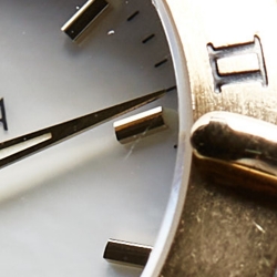 Pre Owned Omega Mother Of Pearl 18K Yellow Gold Stainless Steel Constellation '95 1262.70.00 Women's Wristwatch 22.50 mm