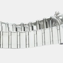 Pre Owned Omega White Stainless Steel Constellation BF569417 Women's Watch 22 mm
