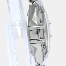 Pre Owned Omega White Stainless Steel Constellation BF569417 Women's Watch 22 mm