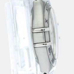 Pre Owned Omega Silver Stainless Steel Constellation Quartz Women's Wristwatch 25 mm