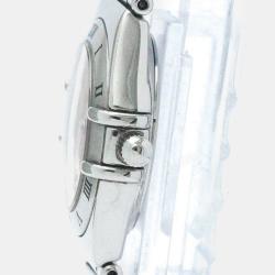 Pre Owned Omega Orange Stainless Steel Constellation Quartz Women's Wristwatch 22 mm