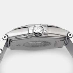 Omega Black Stainless Steel Constellation 123.10.35.60.01.001 Men 's Wristwatch 35mm