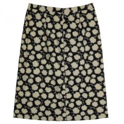 مملوكة مسبقًا Oscar De La Renta Monochrome Skirt M