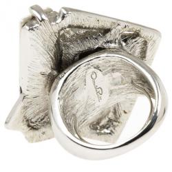 مملوكة مسبقًا Oscar de la Renta Geometric Crystal Ring Size 56