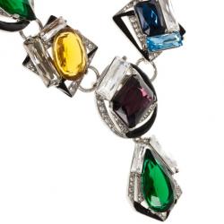 مملوكة مسبقًا Oscar de la Renta Swarovski Crystal Necklace