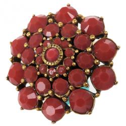 مملوكة مسبقًا Oscar de la Renta Cabochon Ring Size 52