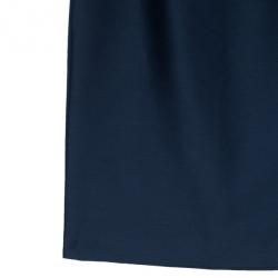 Pre Owned Oscar de la Renta Navy High Waist Skirt M