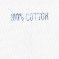 Pre Owned Oscar De La Renta Brown and White Chunky Crochet Knit Long Sleeve Blouse L