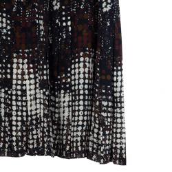 Pre Owned Oscar de la Renta Multicolor Printed Button Up Dress S