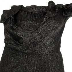 مملوكة مسبقًا Oscar De La Renta Silk Crush Gown XS