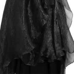 مملوكة مسبقًا Oscar De La Renta Silk Crush Gown XS