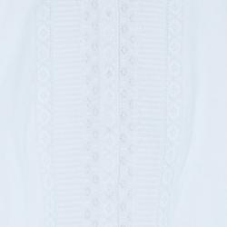 مملوكة مسبقًا Oscar De La Renta White Eyelet Top XXL