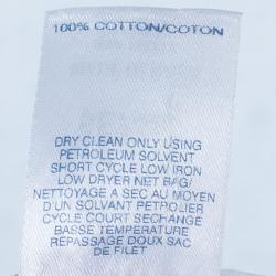 مملوكة مسبقًا Oscar De La Renta White Eyelet Top XXL