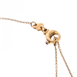 Pre Owned Pasqual Bruni Yellow Cabochon Diamond 18k Yellow Gold Pendant Necklace