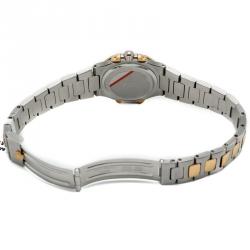 Pre Owned Patek Philippe Gold Index Dial Steel & Yellow Gold Nautilus Women's Watch 29MM