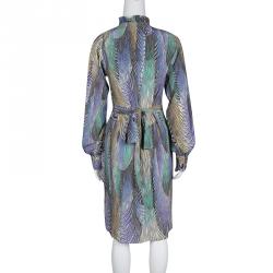 Paul & Joe Multicolor Graphic Print Comedie Wrap Dress L