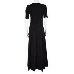 Paul and Joe Navy Blue Front Tie Detail Grives Maxi Dress M