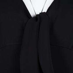 Paul and Joe Navy Blue Front Tie Detail Grives Maxi Dress M