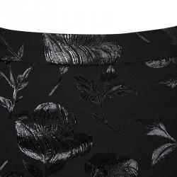 Paul and Joe Black Floral Pattern Lorelei Pencil Skirt L