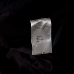 Paul and Joe Black Satin Double Waist Band Detail Shorts M