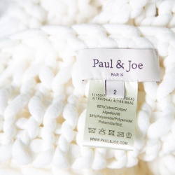 Paul and Joe Off White Chunky Open Knit Oversized Top M