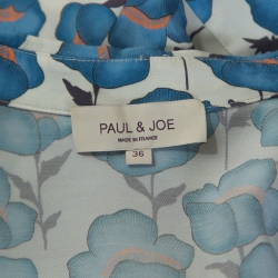 مملوكة مسبقًا فستان بول آند جو أزرق مورد بطيات S