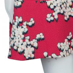 Paul and Joe Pink Floral Print Short Sleeve Shift Dress L